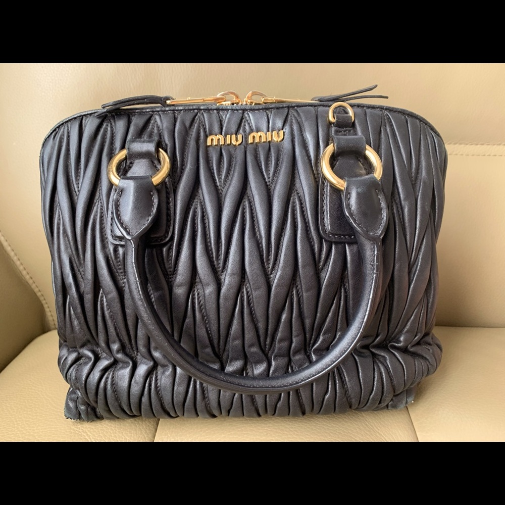 Miu Miu matelasse bag